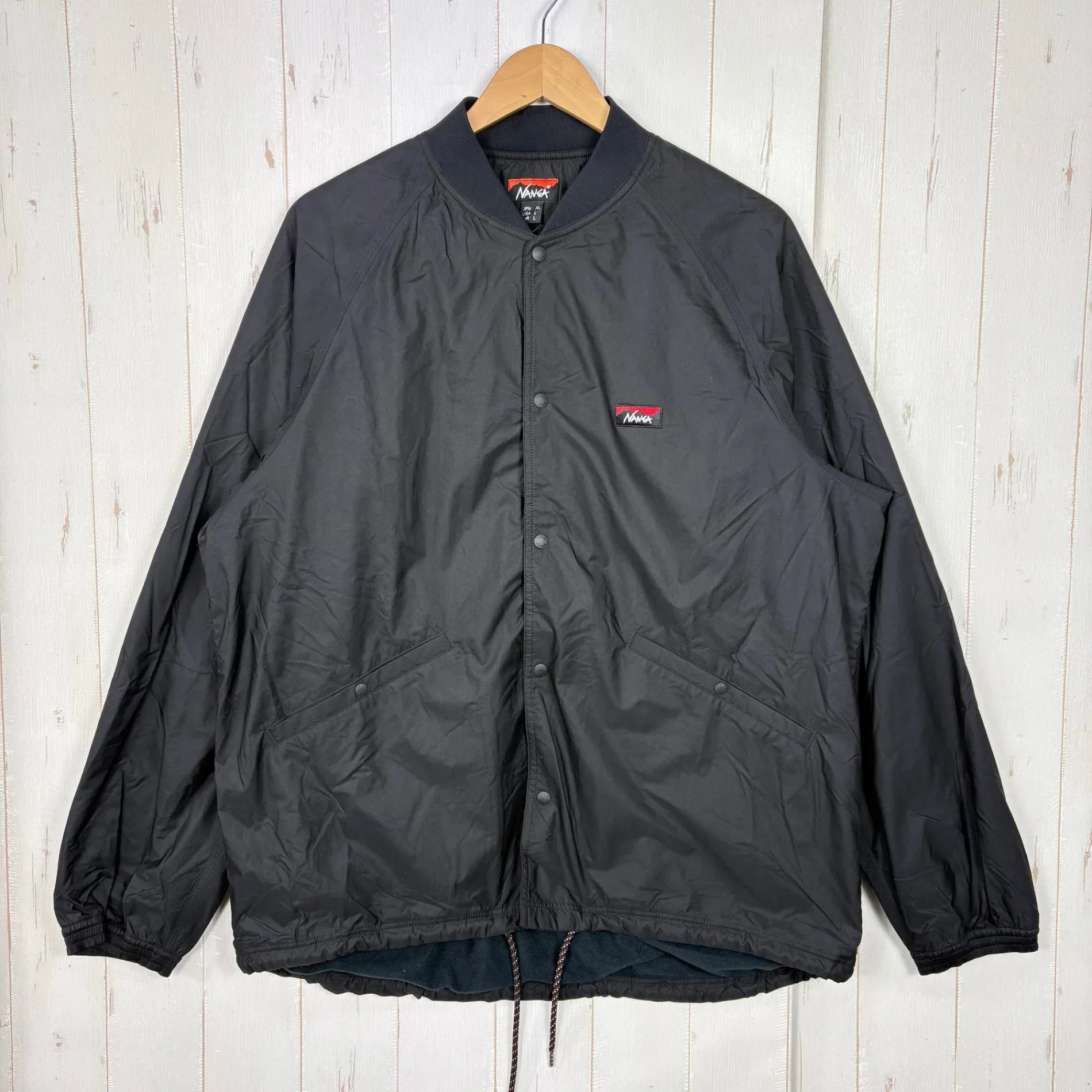 Men's XL ブラック系】 Nanga ( ナンガ ) リブカラー コーチ