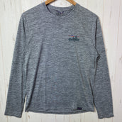 【Men's XS グレー系】 2023 Patagonia ( パタゴニア ) ロング スリーブ キャプリーン クール デイリー グラフィック シャツ Long Sleeved Capilene Cool Daily Graphic Shirt SKFE ポリエス