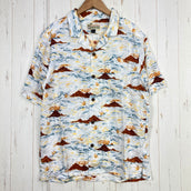 【Men's S ホワイト系】 2022 Patagonia ( パタゴニア ) ラアウ パタロハ シャツ La'au Pataloha Shirt ISLW レーヨン ウェア トップス インナー シャツ ショートスリーブシャツ z00055703 ISLW シ