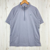 【Men's M グレー系】 Finetrack ( ファイントラック ) ドラウトクアッド ジップT Drought Quad Zip T ポリエステル ウェア トップス インナー シャツ ショートスリーブシャツ 化繊 z00054913 化繊 ショートスリー