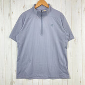 【Men's M グレー系】 Finetrack ( ファイントラック ) ドラウトクアッド ジップT Drought Quad Zip T ポリエステル ウェア トップス インナー シャツ ショートスリーブシャツ 化繊 z00054913 化繊 ショートスリー