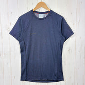 【Men's M ネイビー系】 Mammut ( マムート ) アジリティ T シャツ Aegility T-Shirt ポリエステル ウェア トップス インナー シャツ ショートスリーブTシャツ クルーネック 化繊 z00055424 化繊 ショートスリーブTシ