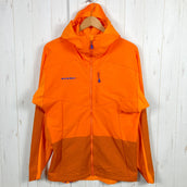 【Men's M オレンジ系】 Mammut ( マムート ) エイスフィールド ライト ソフトシェル フーディ Eisfeld Light So Hoody ジャケット アイガーエクストリーム 1011-00020 International Men's ソフト