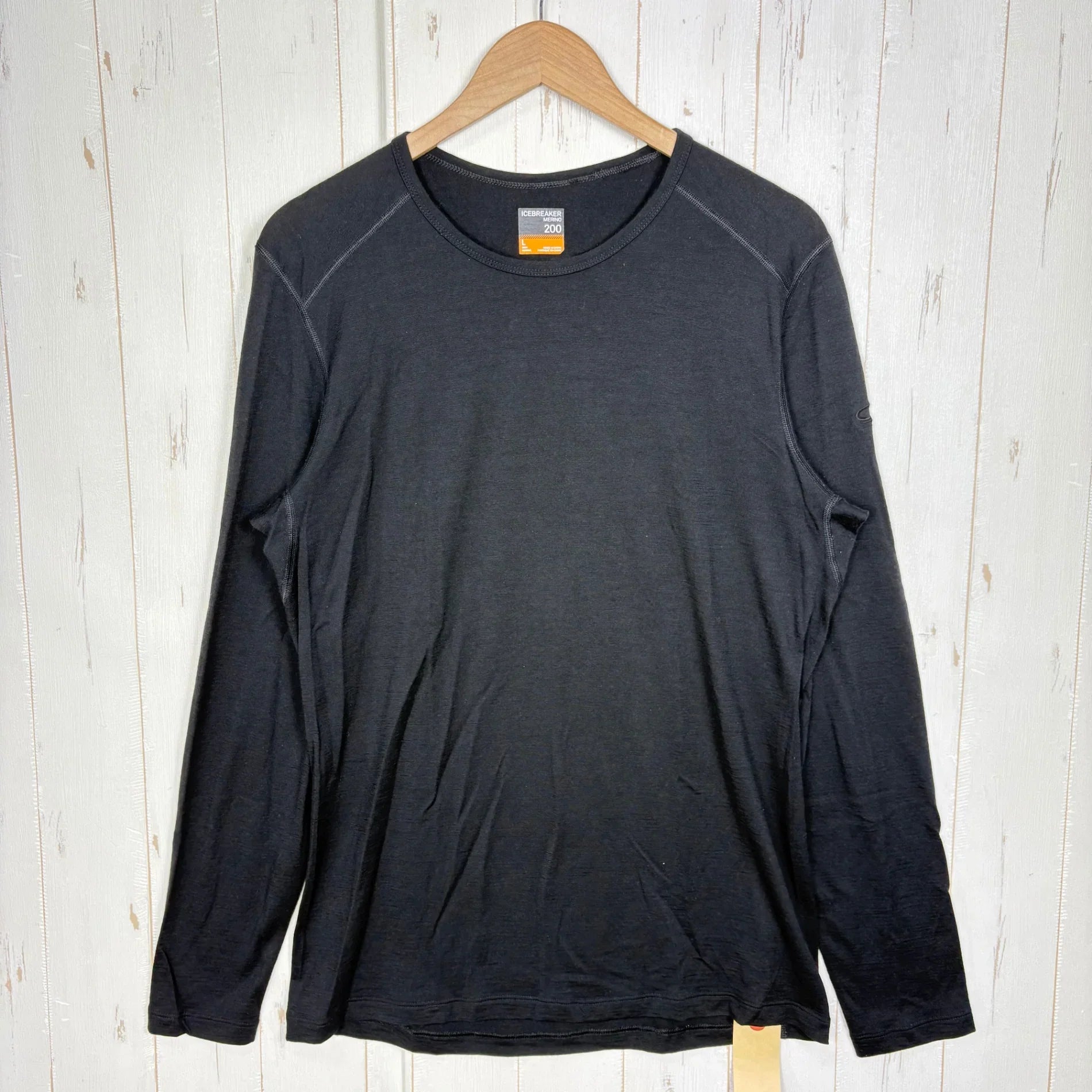 Men's L ブラック系】 Icebreaker ( アイスブレーカー ) メリノ 200
