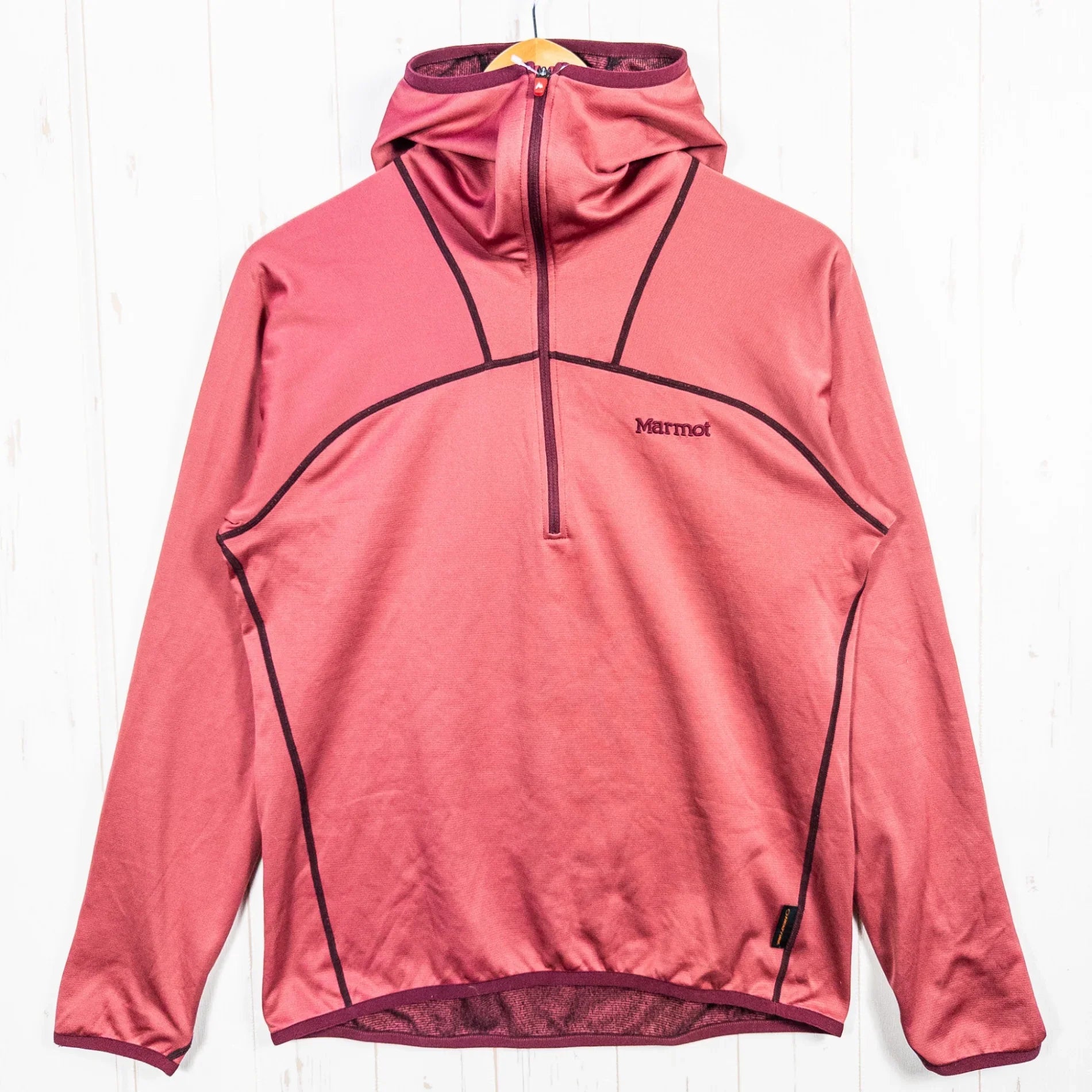 Men's M レッド系】 Marmot ( マーモット ) ヒートナビ ハーフジップ