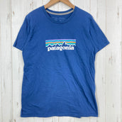 【Women's S ブルー系】 2020 Patagonia ( パタゴニア ) パステル P-6 ロゴ オーガニック クルー Tシャツ Pastel P-6 Logo Organic Crew T-Shirt SNBL オーガニックコットン ウェア トップス イン