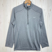 【Men's XS グレー系】 2011 Patagonia ( パタゴニア ) ミッドウェイト キャプリーン 3 クルー Midweight Capilene 3 Crew ポリエステル ウェア トップス インナー シャツ ロングスリーブシャツ 化繊 ポーラテック