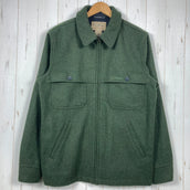 【Men's S グリーン系】 Llbean ( エルエルビーン ) メイン ガイド ジップフロント ジャックシャツ Maine Guide Zip-Front Jac-Shirt ウール シャツジャケット ウール ウェア トップス アウター ジャケット ウール z