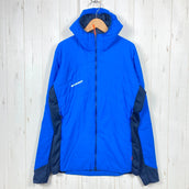 【Men's S ブルー系】 Mammut ( マムート ) ライム ライト インサレーション フレックス フーデッド ジャケット Rime Light Insulation Flex Hooded Jacket 化繊ダウン ウェア トップス アウター ジャケット