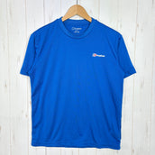 【Men's S ブルー系】 Berghaus ( バーグハウス ) ベーシック ティーシャツ Basic T-Shirt ポリエステル ウェア トップス インナー シャツ ショートスリーブTシャツ クルーネック 化繊 z00057920 化繊 ショートスリーブ