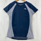 【Women's M ネイビー系】 The North Face ( ザ・ノースフェイス ) ショートスリーブ エンデューロ クルー S/S Enduro Crew ポリエステル ウェア トップス インナー シャツ ショートスリーブTシャツ クルーネック 化繊 z000