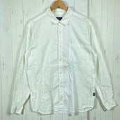 【Men's M ホワイト系】 2008 Patagonia ( パタゴニア ) ロングスリーブ プラグマティスト シャツ Long-Sleeved Pragmatist Shirt オーガニックコットン ウェア トップス インナー シャツ ロングスリーブシャツ コ