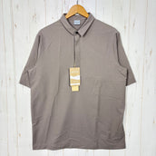 【Men's M グレー系】 Houdini ( フーディニ ) メンズ コスモ シャツ M's Cosmo Shirt 238724 MORNING HAZE z00055926 MORNING HAZE 化繊 ショートスリーブシャツ インナー シャツ トップス