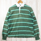 【Men's M グリーン系】 Barbarian ( バーバリアン ) ラグビーシャツ ラガーシャツ レギュラーカラー カナダ製 コットン ウェア トップス インナー シャツ ロングスリーブシャツ z00050141 ロングスリーブシャツ インナー シャツ トッ - 【公式】2ndGEAR(セカンドギア)Webショップ【登山用品・アウトドア用品専門 買取販売店】