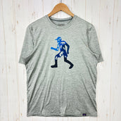 【Men's M グレー系】 Patagonia ( パタゴニア ) キャプリーン ベースレイヤー Caplene Baselayer ウェア トップス インナー シャツ ショートスリーブTシャツ クルーネック 化繊 z00054258 化繊 ショートスリーブT