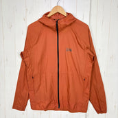 【Men's M オレンジ系】 Mountain Hardwear ( マウンテンハードウェア ) コア エアシェル フーディ Kor AirShell Hoody OM3845 859 z00056043 859 ウィンドシェル アウター ジャケット トップス ウ