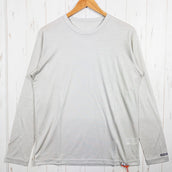 【Men's M グレー系】 Ridge Mountain Gear ( リッジマウンテンギア ) メリノ ベーシック ティー Merino Basic Tee White Cream メリノウール ウェア トップス インナー シャツ ロングスリーブTシャツ クル - 【公式】2ndGEAR(セカンドギア)Webショップ【登山用品・アウトドア用品専門 買取販売店】