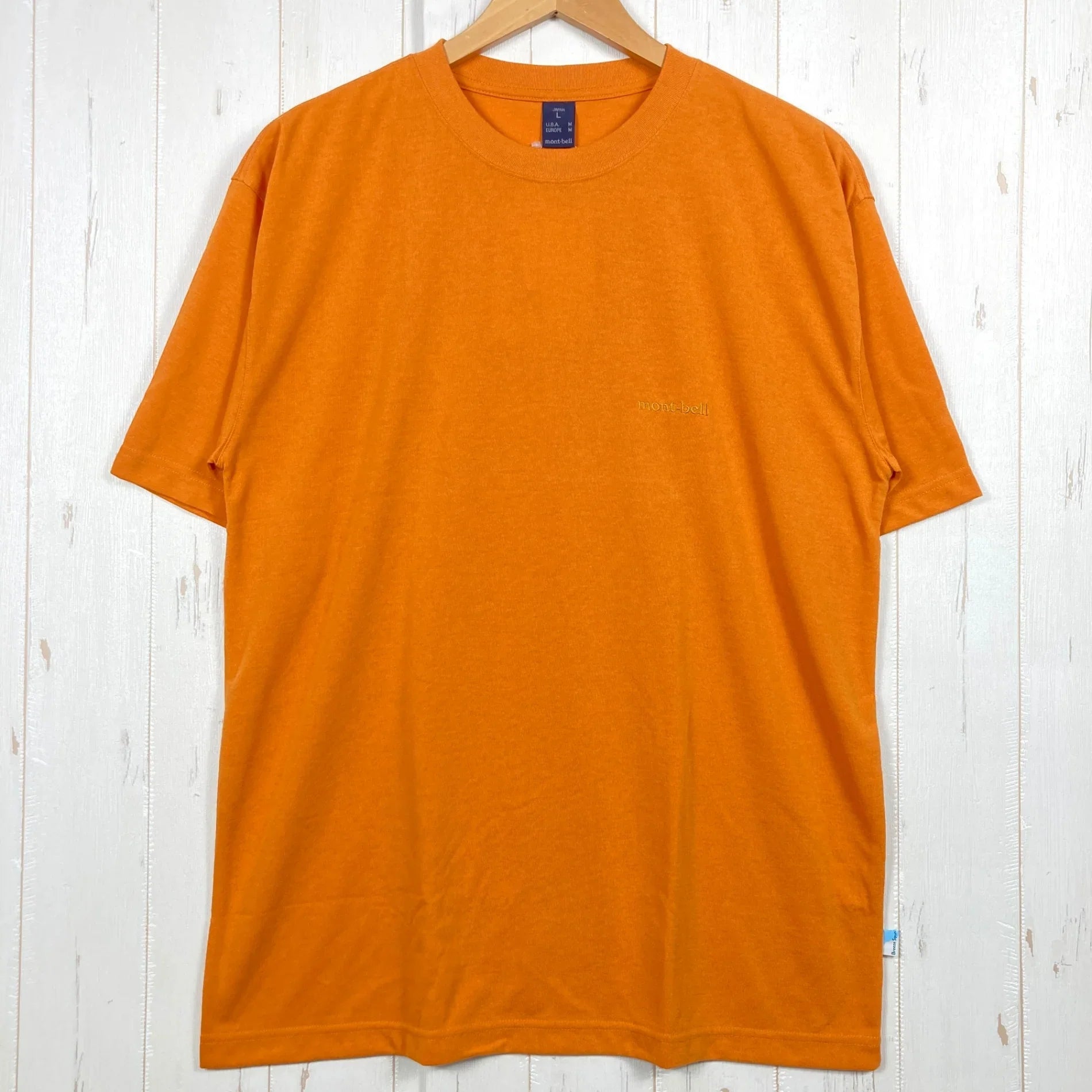 Men's L オレンジ系】 Montbell ( モンベル ) ウイックロン ブリーズ