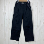 【Women's S ブラック系】 Gramicci ( グラミチ ) ベルト タック ワイド パンツ Belt Tuck Wide Pants 入手困難 Dickies × FREAK'S STORE 別注 トリプルネーム ポリエステル ウェア ボトムス ロングパンツ