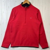 【Men's S レッド系】 Bailo ( バイロ ) ハーフジップ フリースジャケット ポリエステル ウェア トップス アウター ジャケット フリース z00054691 フリース アウター ジャケット トップス ウェア