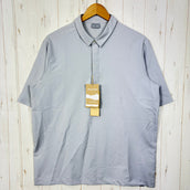 【Men's M グレー系】 Houdini ( フーディニ ) メンズ コスモ シャツ M's Cosmo Shirt 238724 GROUND GREY z00055924 GROUND GREY 化繊 ショートスリーブシャツ インナー シャツ トップス ウ