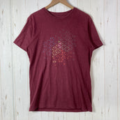 【Men's M ワインレッド系】 Prana ( プラナ ) トライアングル グラフィック ティー Triangle Graphic Tee ウェア トップス インナー シャツ ショートスリーブTシャツ クルーネック 化繊 z00059897 化繊 ショートスリーブ
