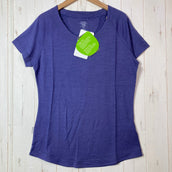 【Women's M ネイビー系】 Icebreaker ( アイスブレーカー ) スーパーファイン ウルトラライト 150 ティー アンカー メリノウール ウェア トップス インナー シャツ ショートスリーブTシャツ クルーネック ウール z00055034 アンカー