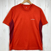 【Men's L オレンジ系】 Montbell ( モンベル ) ウイックロン ZEO T ポリエステル ウェア トップス インナー シャツ ショートスリーブTシャツ クルーネック 化繊 z00053623 化繊 ショートスリーブTシャツ クルーネック インナー