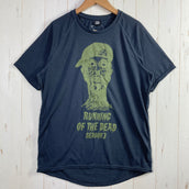 【Men's M グレー系】 Frank&Morris(フランク&モリス) ランニング オブ ザ デッド シーズン 3 ティー ROD Season 3 Tee Dark gray ポリエステル ウェア トップス インナー シャツ ショートスリーブTシャツ クルー