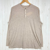 2Tacs 男士大号米棕色羊毛亨利衫,轻便版,已停产款式,难寻,Moonlight Gear 独家发售,羊毛上衣,内衣