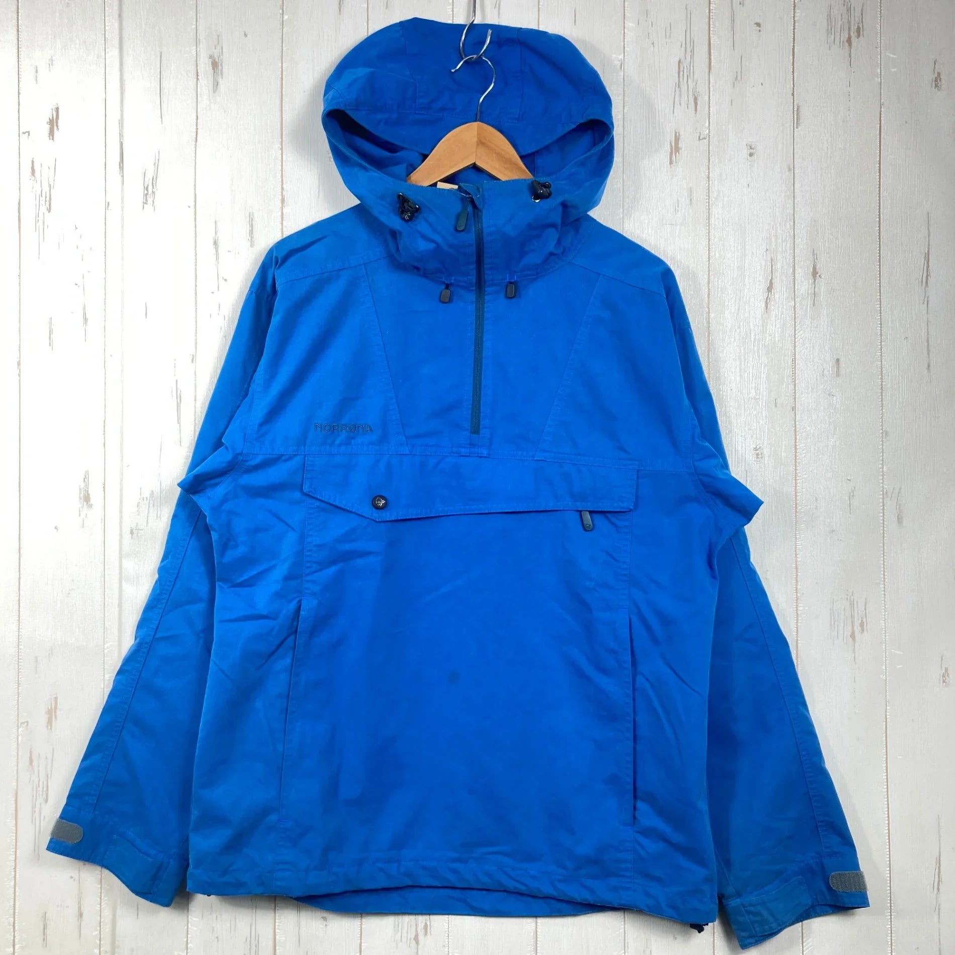 Men's S Blue] Norrona Svalbard Cotton Anorak Organic Cotton Wear