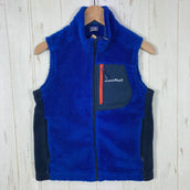 Montbell ClimaAir 背心,儿童款 130 码,蓝色,涤纶抓绒背心 (z00056658)