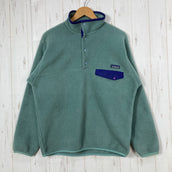【Men's M ブルー系】 1999 Patagonia ( パタゴニア ) シンチラ スナップT プルオーバー Synchilla Snap-T Fleece Pullover Mineral Blue / Blueberry 生産終了モデル 入手困難 ポリエ