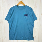 【Men's L ブルー系】 Mountain Hardwear ( マウンテンハードウェア ) ハッピー トレイルズ ショートスリーブ Happy Trails Short Sleeve OM6911 442 z00056041 442 化繊 ショートスリーブT