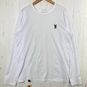 【Men's M ホワイト系】 Answer4 ( アンサーフォー ) ドクロウサギ刺繍 ロングスリーブティー 入手困難 ジェリー鵜飼デザイン ポリエステル ウェア トップス インナー シャツ ロングスリーブTシャツ クルーネック 化繊 z00057168 化繊