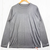 【Men's S グレー系】 Ridge Mountain Gear ( リッジマウンテンギア ) メリノ ベーシック ティー Merino Basic Tee Moss Gray メリノウール ウェア トップス インナー シャツ ロングスリーブTシャツ クルーネ - 【公式】2ndGEAR(セカンドギア)Webショップ【登山用品・アウトドア用品専門 買取販売店】