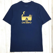 【Men's XS ネイビー系】 Patagonia ( パタゴニア ) リブシンプリー ホット タブ コットンポリ Tシャツ Live Simply Hot Tub Cotton/Poly T-Shirts 39102 International Men's コッ - 【公式】2ndGEAR(セカンドギア)Webショップ【登山用品・アウトドア用品専門 買取販売店】