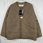【Women's S ベージュ系】 Wildthings ( ワイルドシングス ) キルティング ノーカラー ジャケット Quilting No Collar Jacket WTL24105SN TAUPE z00056186 TAUPE 化繊インサレーション アウター