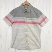 【Men's S グレー系】 Millet ( ミレー ) タメル ショートスリーブ シャツ Tamel Short Sleeve Shirt Castel Rock ポリエステル ウェア トップス インナー シャツ ショートスリーブシャツ コットン z00055