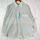【Unisex M アイボリー系】 Paper Sky Wear ( ペーパースカイ ウェア ) ウィンドビッグシャツ WIND BIG SHIRT ECRU ナイロン ウェア トップス インナー シャツ ロングスリーブシャツ 化繊 z00053707 ECRU 化繊