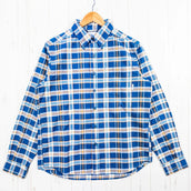 【Men's M ブルー系】 Columbia ( コロンビア ) インディペンデンス パス ロングスリーブ シャツ Independence Pass Long Sleeve Shirt ポリエステル ウェア トップス インナー シャツ ロングスリーブシャツ 化