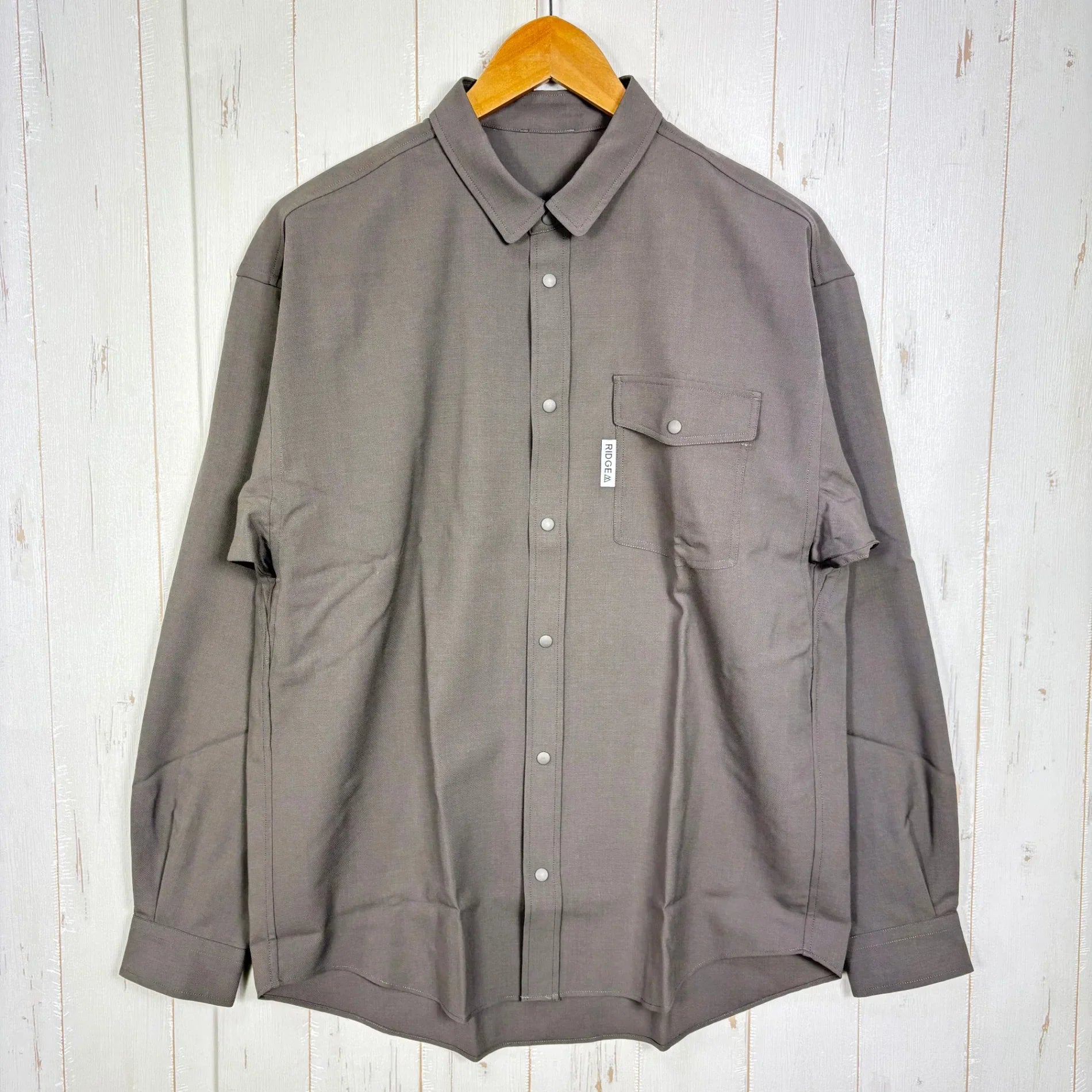 【Men's XL ブラウン系】 Ridge Mountain Gear ( リッジマウンテンギア ) メリノ ベーシック ロングスリーブ シャツ Merino Basic Long Sleeve Shirt Ci Men's XL ブラウン系】 Ridge Mountain Gear ( リッジマウンテンギア