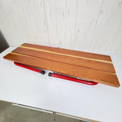 【OneSize レッド系】 Castelmerlino ( カステルメルリーノ ) フォールディングウッドベンチ Folding Wood Bench 20055 005 レッド z00056833 005 レッド キャンピングファニチャー キャンピングギア