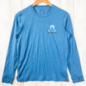 【Men's XS ブルー系】 Patagonia ( パタゴニア ) ロングスリーブ キャプリーン クール メリノ グラフィック シャツ メリノウール ウェア トップス インナー シャツ ロングスリーブTシャツ クルーネック ウール z00050606 ウール - 【公式】2ndGEAR(セカンドギア)Webショップ【登山用品・アウトドア用品専門 買取販売店】