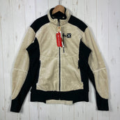 Montura Polar Pro 夹克,男士中号,象牙色。涤纶抓绒外套夹克(z00056267)。