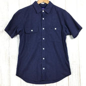 【Men's S ネイビー系】 The North Face ( ザ・ノースフェイス ) × ナナミカ パープルレーベル リネン ポリエステル ハーフスリーブ シャツ Linen Polyester H/S Shirt ショートスリーブ 生産終了モデル 入手困難 N - 【公式】2ndGEAR(セカンドギア)Webショップ【登山用品・アウトドア用品専門 買取販売店】