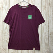【Men's M パープル系】 Moon Climbing ( ムーン クライミング ) コットン ポリ クイックドライ Tシャツ International Men's コットン ショートスリーブTシャツ クルーネック インナー シャツ トップス ウェア - 【公式】2ndGEAR(セカンドギア)Webショップ【登山用品・アウトドア用品専門 買取販売店】