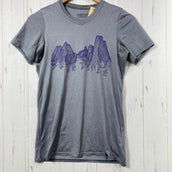【Women's XXS グレー系】 2016 Patagonia ( パタゴニア ) キャプリーン クール デイリー グラフィック シャツ Capilene Cool Daily Graphic Shirt ポリエステル ウェア トップス インナー シャツ ショートスリ