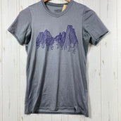 【Women's XXS グレー系】 2016 Patagonia ( パタゴニア ) キャプリーン クール デイリー グラフィック シャツ Capilene Cool Daily Graphic Shirt ポリエステル ウェア トップス インナー シャツ ショートスリ