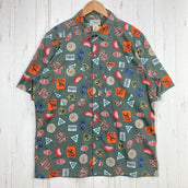 【Men's M グリーン系】 Llbean ( エルエルビーン ) オッター クリフ シャツ Otter Cliff Shirt Thyme / Patches オーガニックコットン ウェア トップス インナー シャツ ショートスリーブシャツ コットン z0005